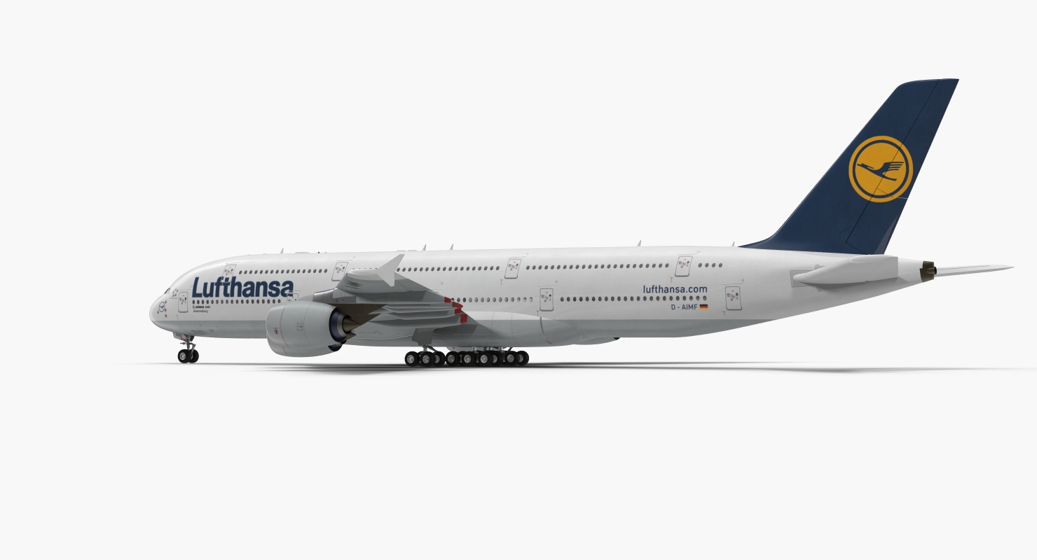 Airbus A380 1000 Air France 3D